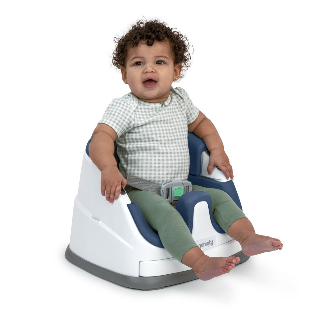INGENUITY Podsedák na stoličku 2v1 Baby Base™ Night Sky 6m+ do 22kg - Kényelmes és praktikus