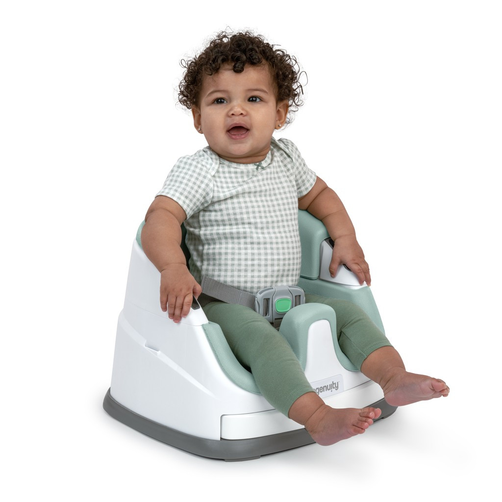 INGENUITY Podsedák na stoličku 2v1 Baby Base™ Mist 6m+ do 22kg alternatív kép 2