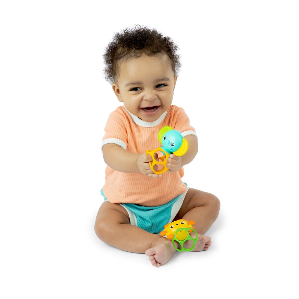 OBALL Játék Oball Rágóka Soother Pals™ Easy-Grasp 2db - könnyű fogás