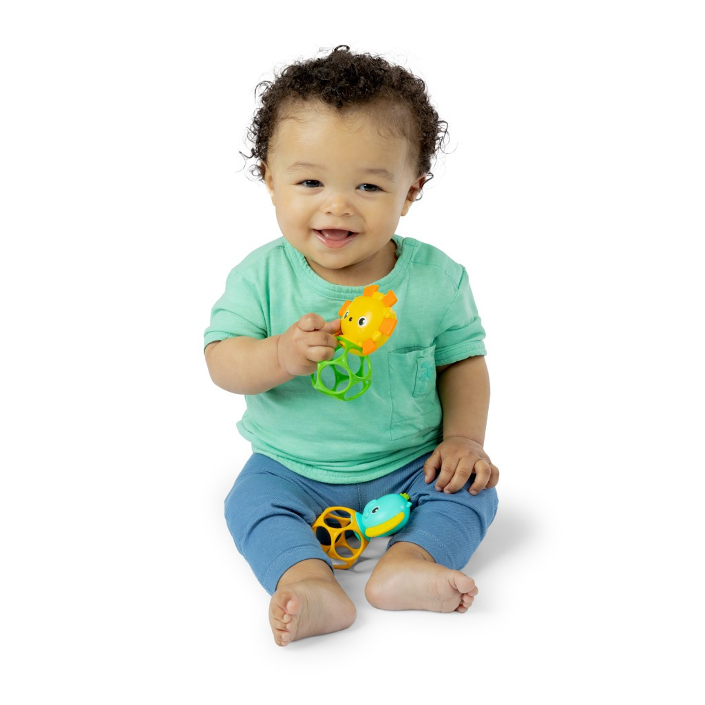 OBALL Játék Oball Rágóka Soother Pals™ Easy-Grasp 2db - textúrált felület