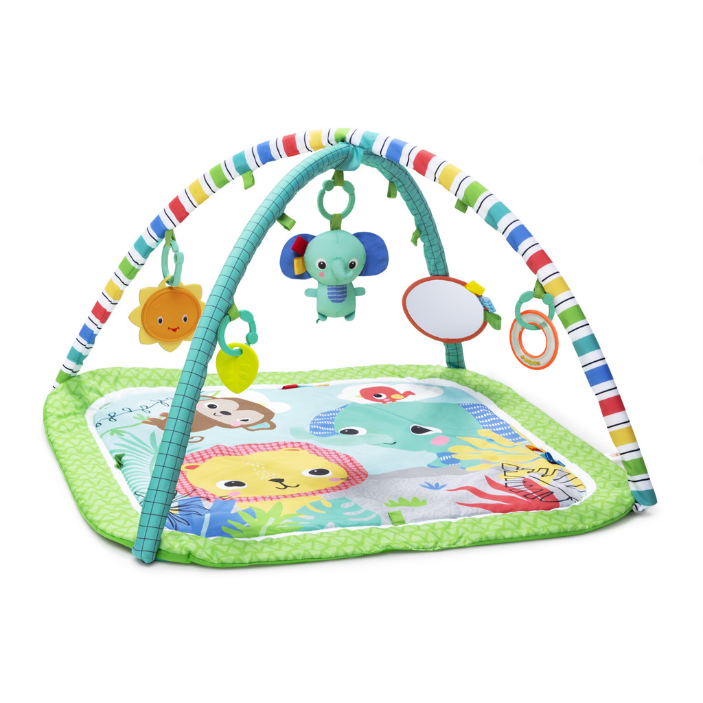 BRIGHT STARTS Játszószőnyeg játékhíddal Wild Wiggles aktivitással 0hó+ fő kép