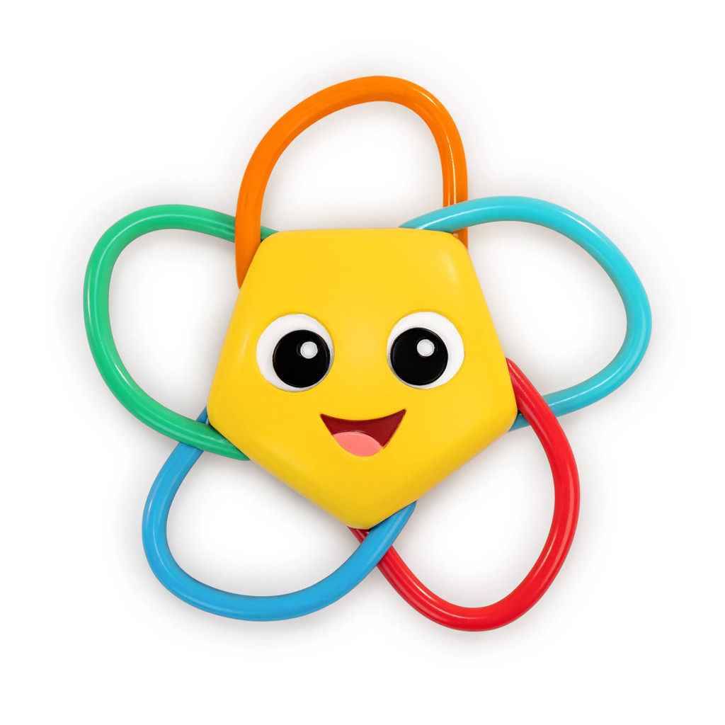 BABY EINSTEIN Rágóka csörgővel Soothing Star BPA mentes 0hó+ - Fő kép