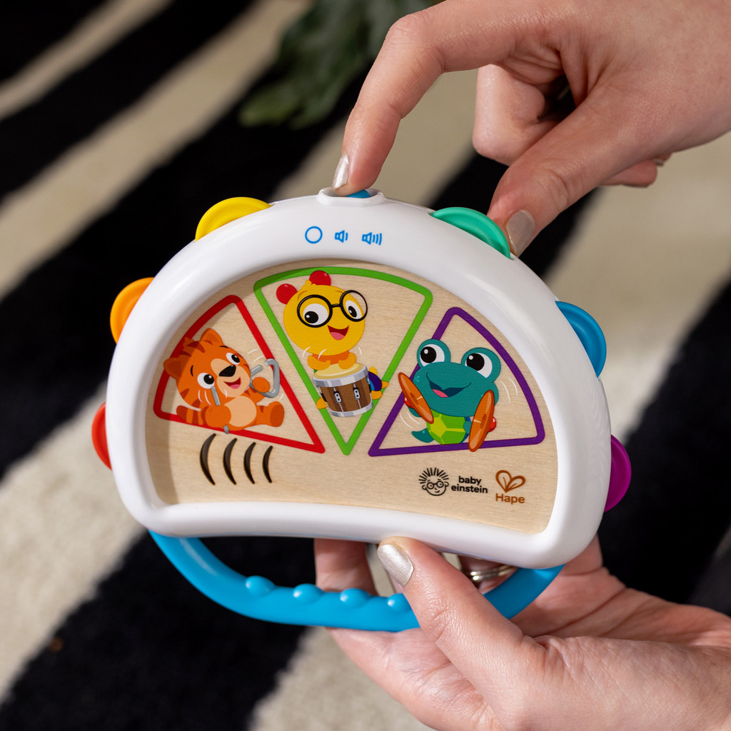 BABY EINSTEIN Játék zenélő tamburin részletei