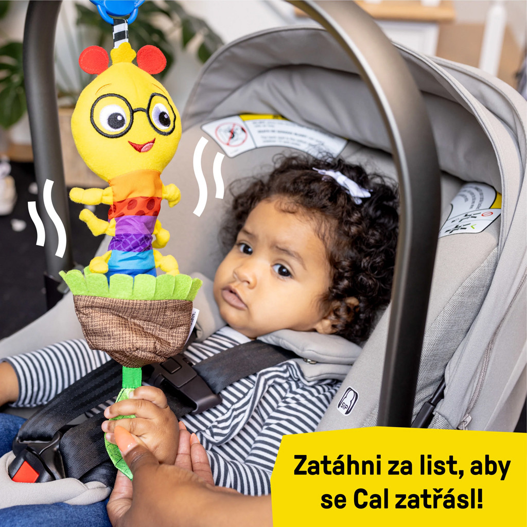 BABY EINSTEIN Játék csörgővel C-karikán u Cal-a-Puller™ 0hó+ részletei