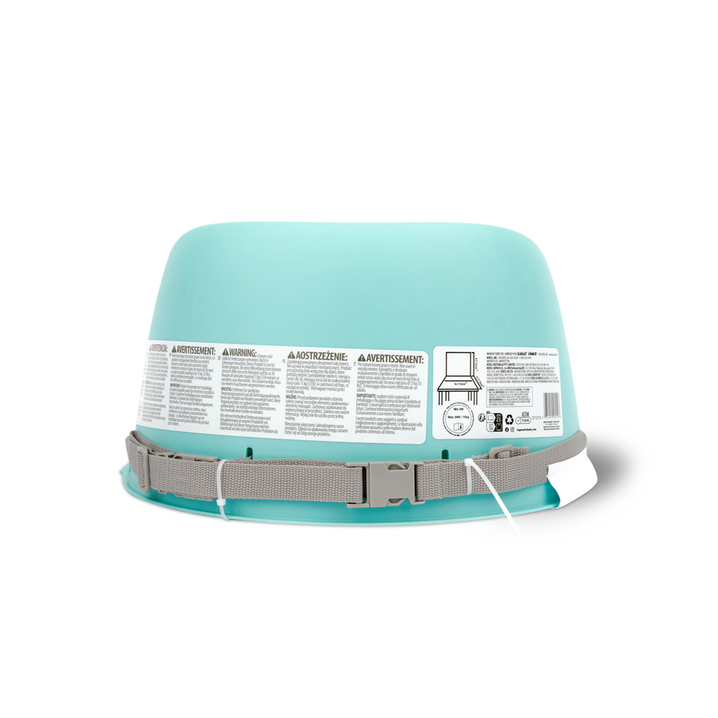 INGENUITY Ülésmagasító étkezőszékre Easy Clean Booster Teal részletei