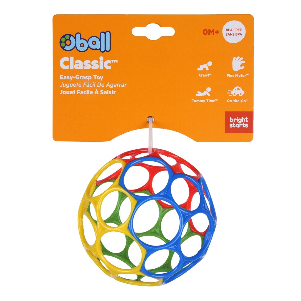OBALL Játék Oball™ Classic 10 cm mix színek 0hó + AQUAINT 50 ml - előnyök