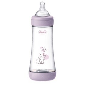   CHICCO Antikólikus cumisüveg Perfect5 300 ml lány gyors folyású 4m+