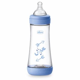 CHICCO Perfect5 szilikon cumisüveg 300ml fiú