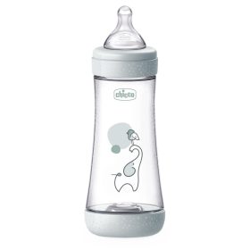 CHICCO Antikólikus cumisüveg Perfect5 300 ml semleges gyors folyású 4m