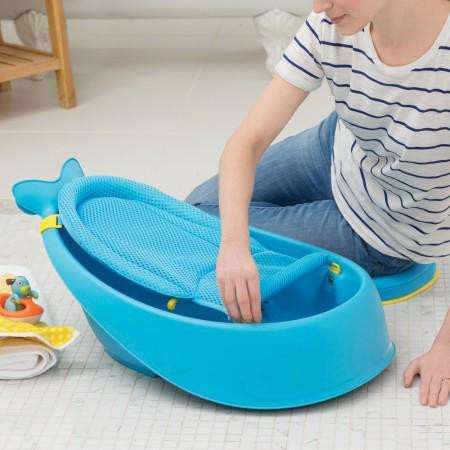 SKIP HOP Moby 3 fázisú kék babafürdető részletei