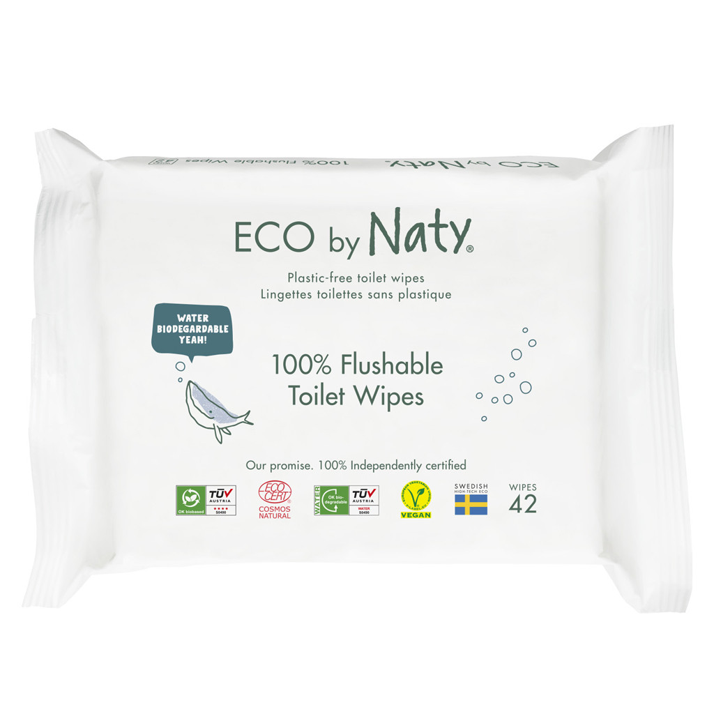 ECO BY NATY Nedves toalettörlők Eco 42 db