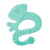 CHICCO Szilikon rágóka Super Soft Chameleon kék 2h+