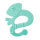 CHICCO Szilikon rágóka Super Soft Chameleon kék 2h+