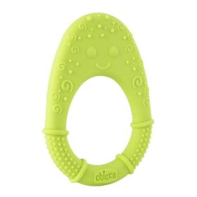 CHICCO Szilikon rágóka Super Soft Avokádó 2h+
