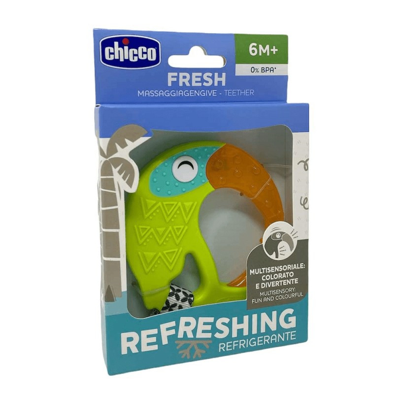CHICCO Multiszenzoros rágóka Fresh Tukan 6h+ alternatív képe