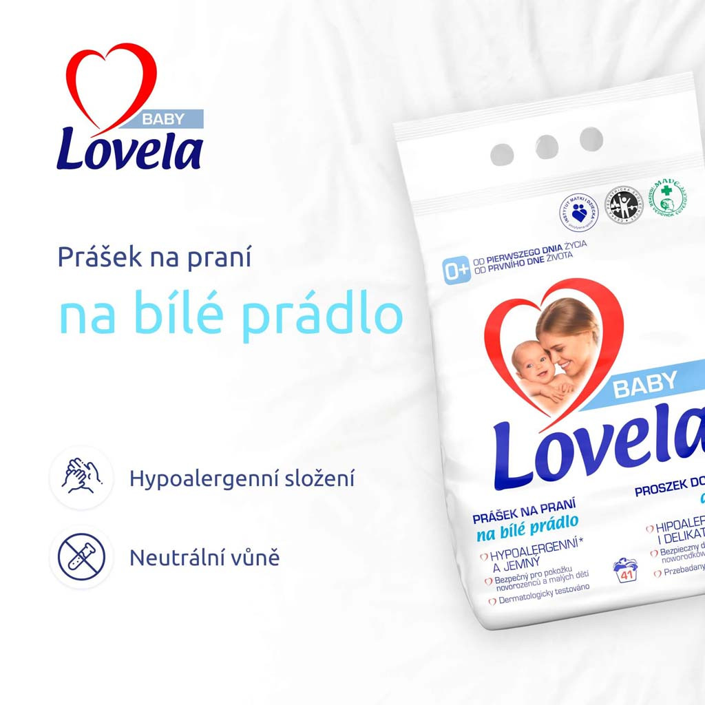 LOVELA Baby mosópor - Kíméletes tisztítás