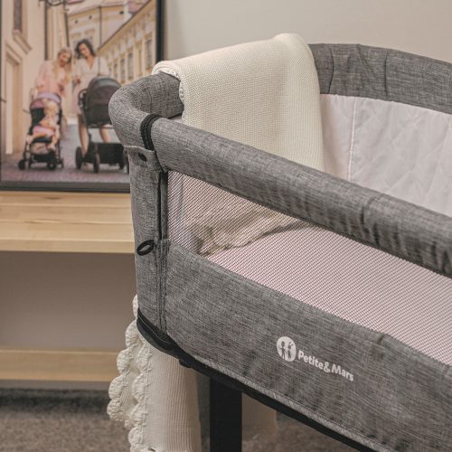 PETITE&MARS Vízhatlan lepedő kiságyakhoz Soft Dream Mini 84x50 White