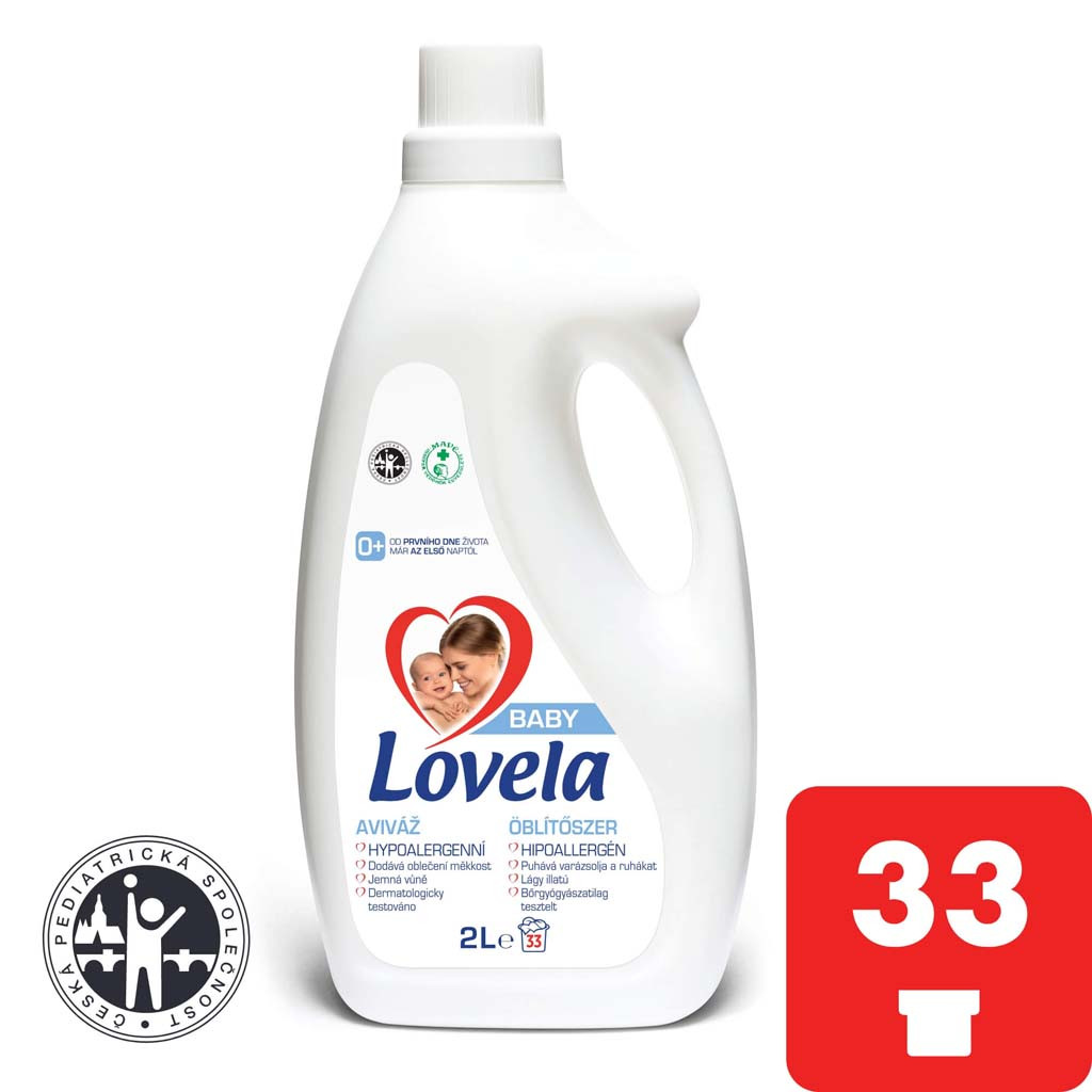 LOVELA Baby Öblítő 2 l / 33 mosási adag