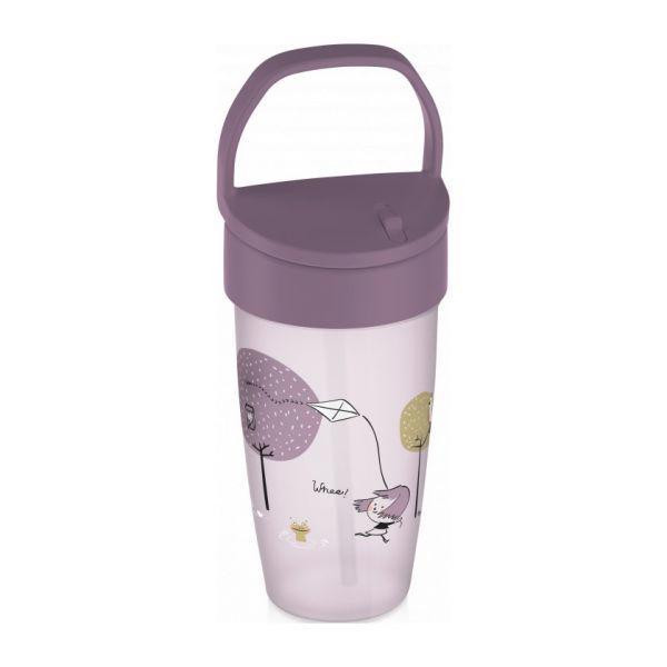 LOVI Az én Lovely Active 350 ml-es szívószálas bögrém lány használat közben