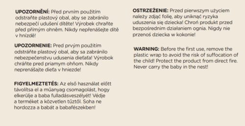 PETITE&MARS Babafészek  FEEL SAFE Dusty Pink 90 x 60 cm