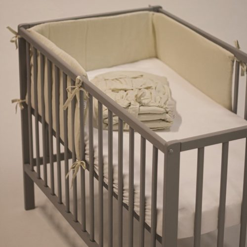 PETITE&MARS Rácsvédő kiságyba  TILLY Light Grey 180 cm