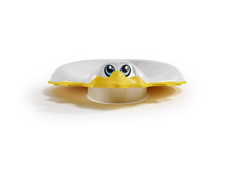 OK BABY WC-csökkentő Ducka fehér 68 használat közben