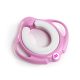 OK BABY Puha, csúszásgátló WC-ülőke fogantyúkkal, Pinguo Soft Pink