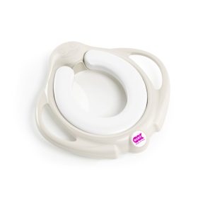   OK BABY Puha, csúszásgátló WC-ülőke fogantyúkkal, Pinguo Soft White