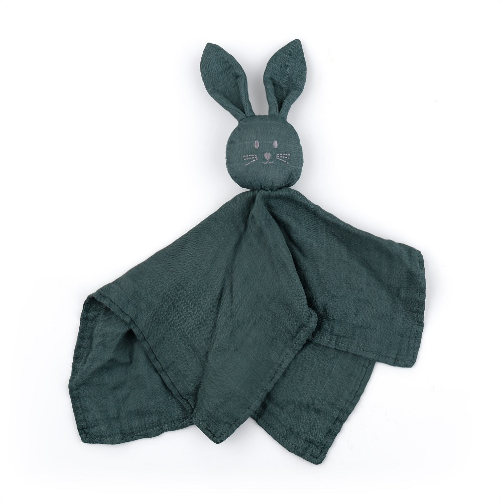 PETITE&MARS Bambusz muszlin szundikendő Hugo Misty Green 0hó+ fő kép
