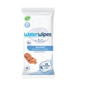 WATERWIPES Nedves törlőkendők, műanyagmentes 28 db