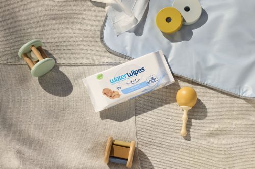 9x WATERWIPES Nedves törlőkendők, műanyagmentes 60 db ( 540 db )