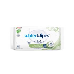   WATERWIPES 100% BIO lebomló texturált törlőkendők Soapberry 60 db
