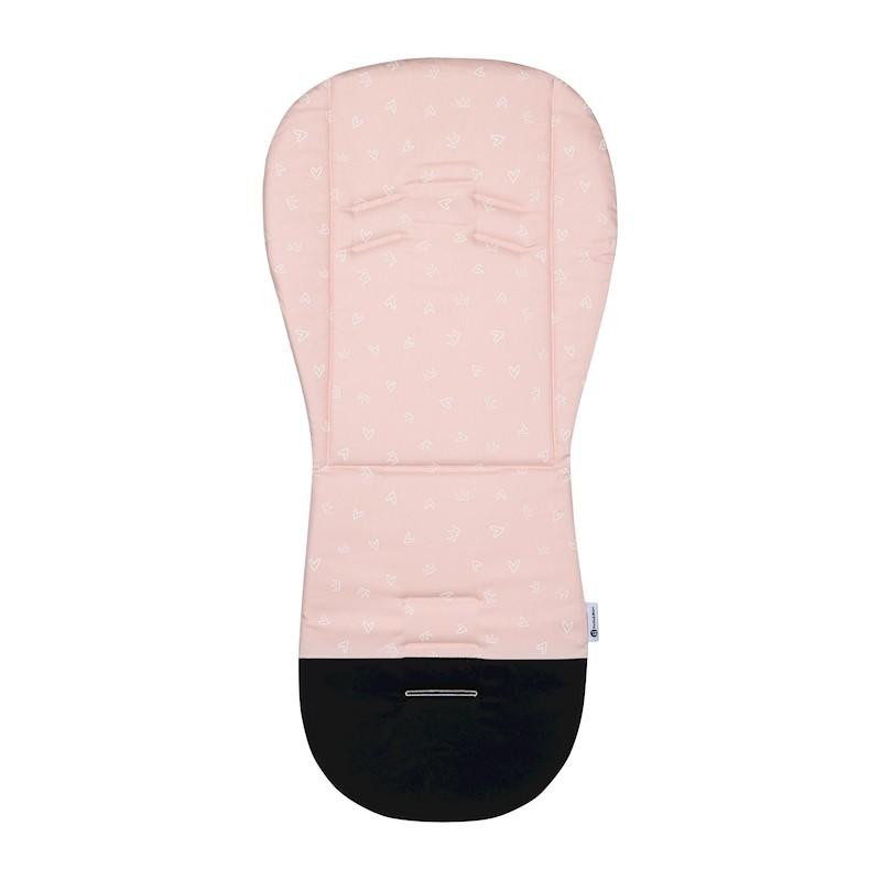 PETITE&MARS Ülésbetét babakocsiba Foamy Pink Queen - Kényelmes és biztonságos