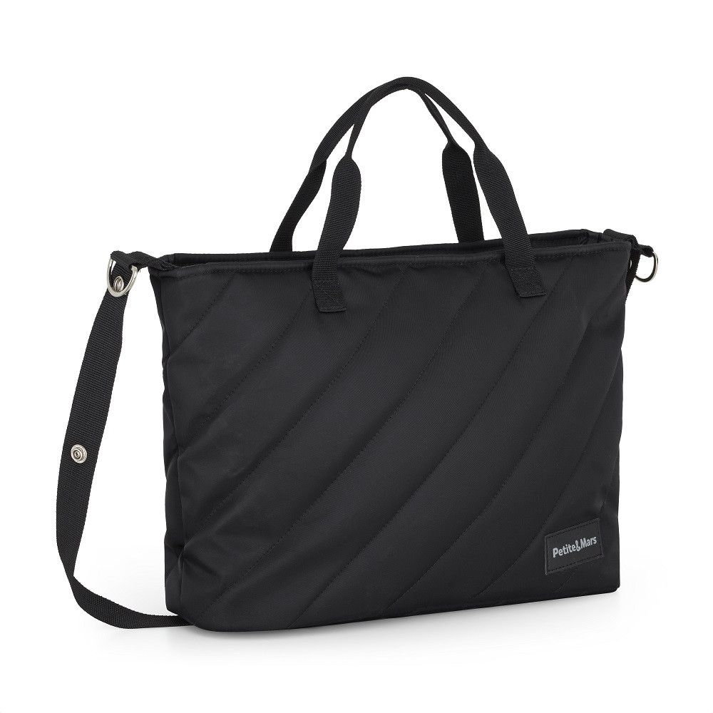 PETITE&MARS Pelenkázótáska MIA Absolute Black - részletek