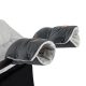 Petite&Mars Kesztyű / Kézmelegítő babakocsira Jasie Charcoal Grey