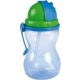 CANPOL BABIES Sportos kulacs szívószállal - kék 370 ml