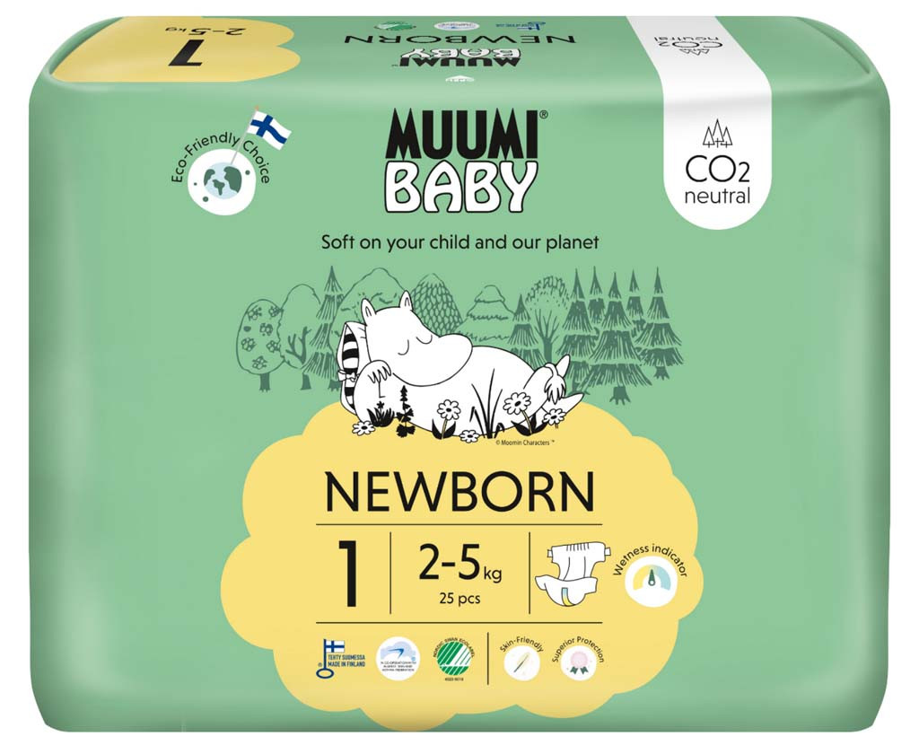 MUUMI Baby 1 Újszülött pelenkák