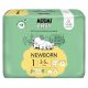 MUUMI Baby 1 Újszülött 2–5 kg (25 db), öko pelenkák