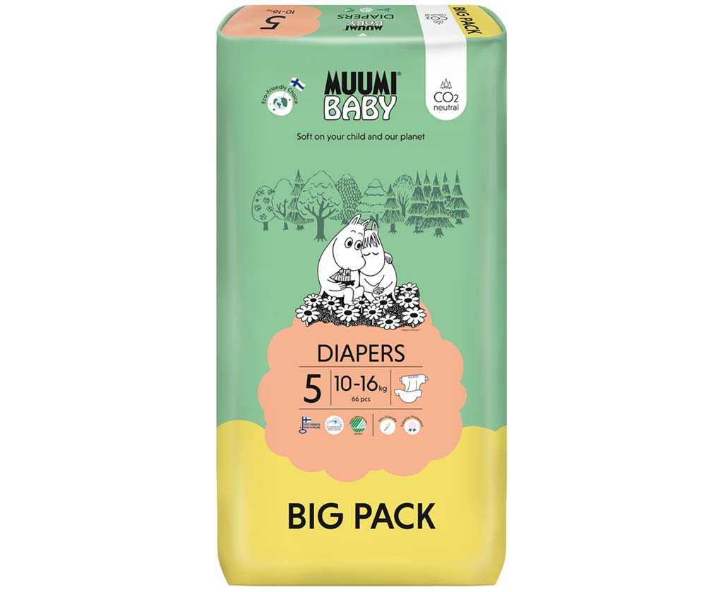 MUUMI Baby 5 Maxi+ pelenkák