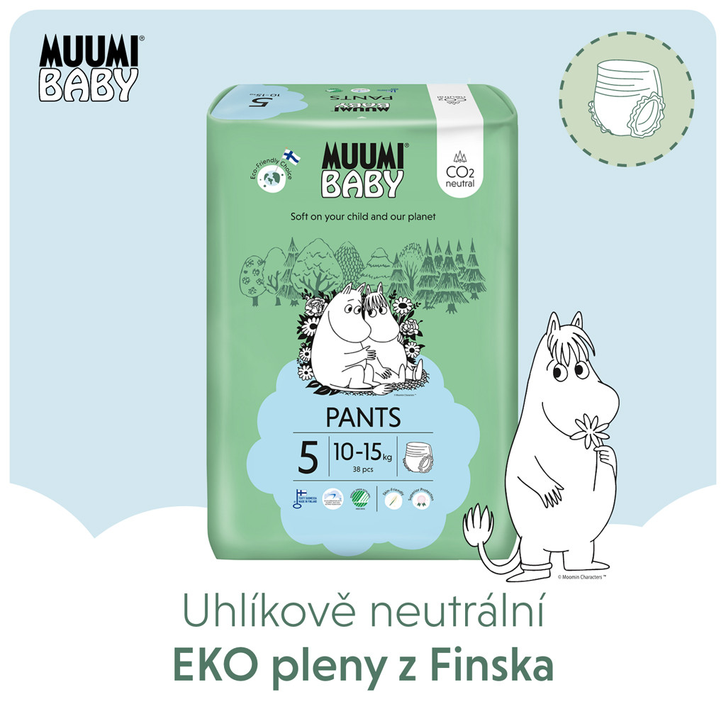 MUUMI Baby Pants 5 Maxi+ 10-15 kg - Kényelmes viselet