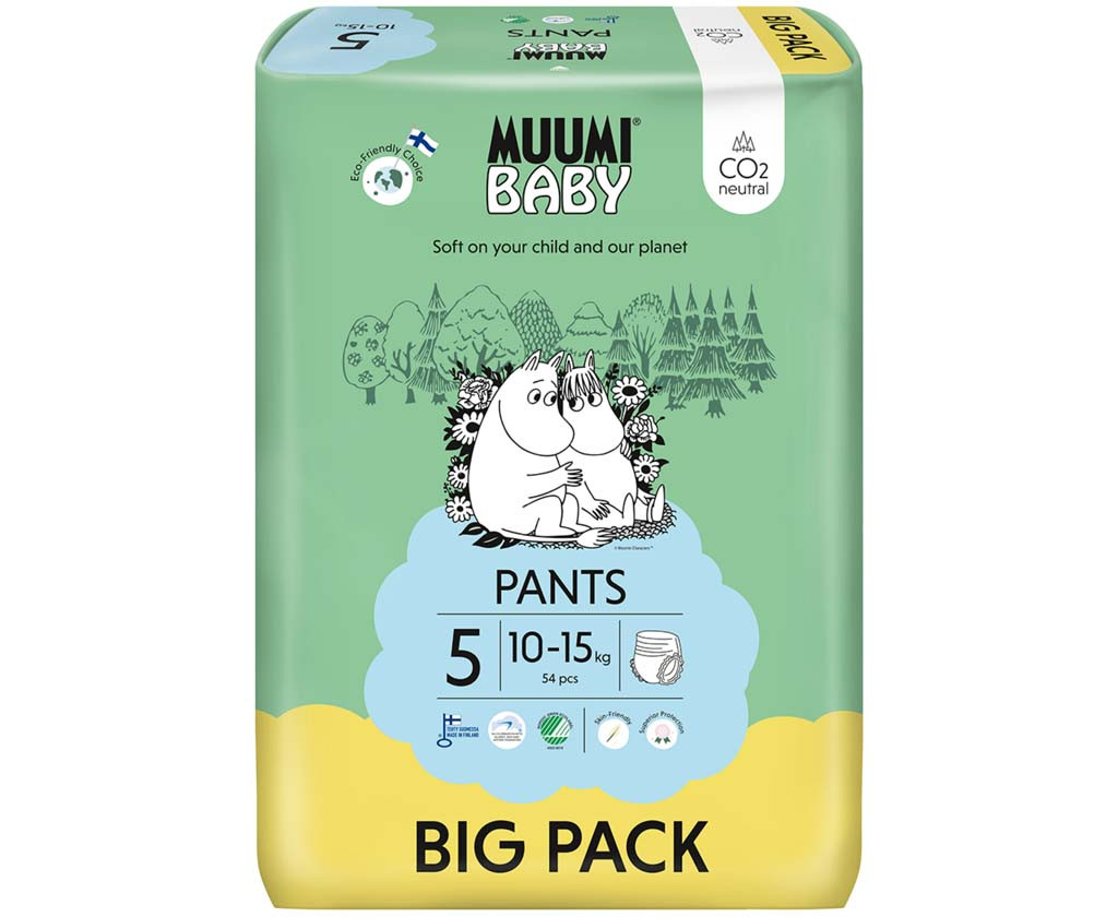 MUUMI Baby Pants 5 Maxi+ 10-15 kg (54 db) nadrágpelenka
