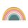 PETITE&MARS Szilikon egymásra rakható játék Rainbow Intense Ochre 12m+
