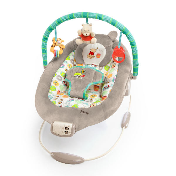 BRIGHT STARTS Rezgő pihenőszék Winnie the Pooh Dots & Hunny