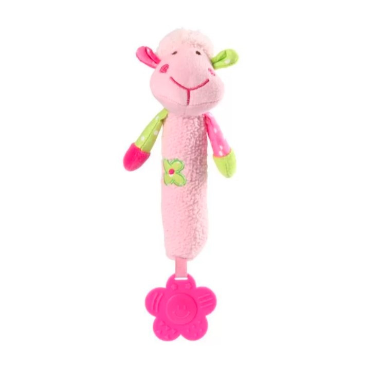 BABYONO Sípoló Játék Rágókával Sweet Lambie Rózsaszín fő kép