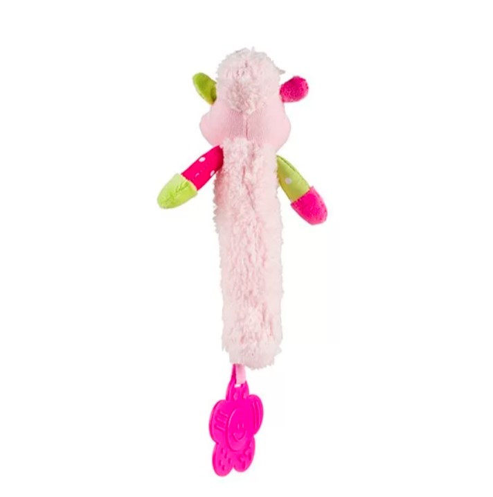 BABYONO Sípoló Játék Rágókával Sweet Lambie Rózsaszín részletfotó