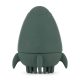 PETITE&MARS Szilikon fürdőjáték kefével Splashy Rocket Misty Green 6m+