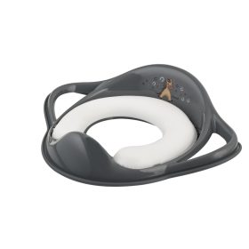   MALTEX Puha WC-szűkítő fogantyúkkal Lovacska Minimal Steel Grey