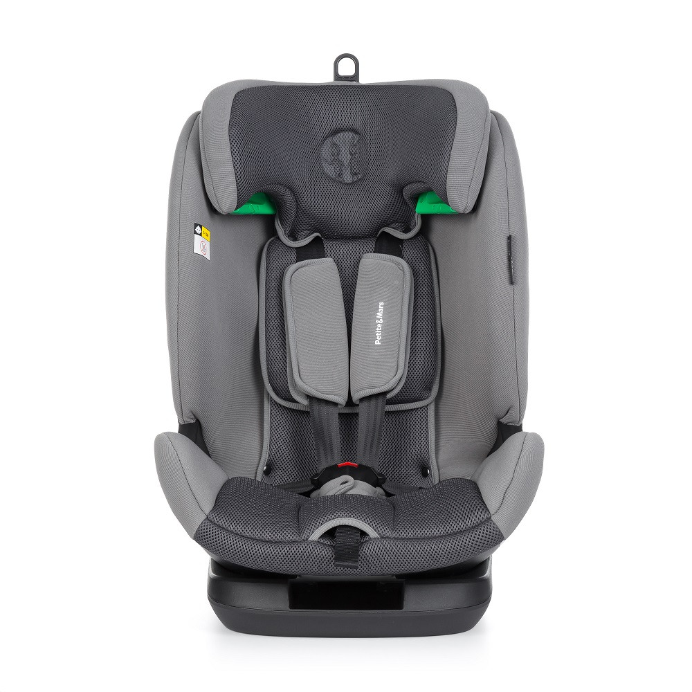 PETITE&MARS Autósülés Prime Pro i-Size Grey Air 76-150 cm (9-36 kg) - Szellőző háló