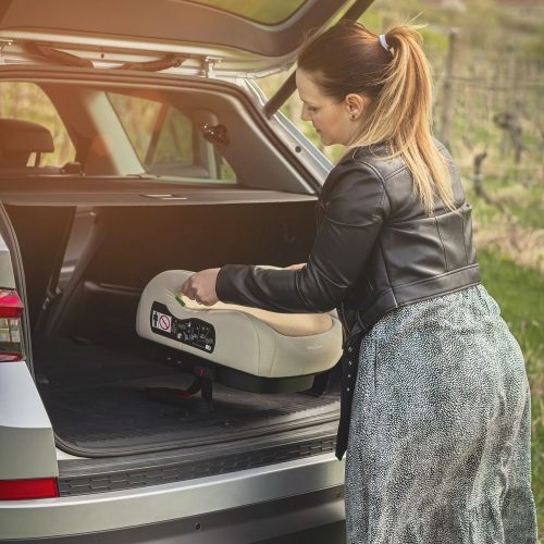 PETITE&MARS Optimus Pro i-Size ülésmagasító Caramel Brown 125 - 150 cm (22-36 kg)