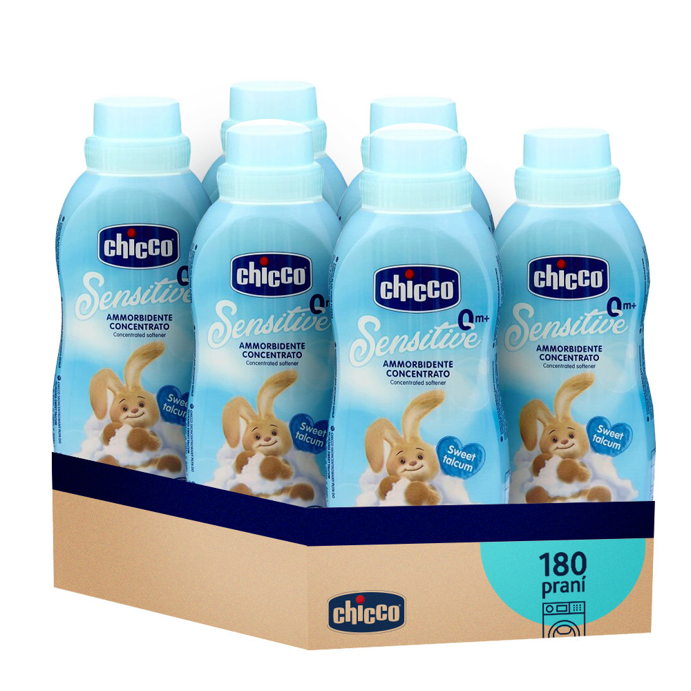 6x CHICCO Öblítő koncentrátum Édes Púder 750 ml